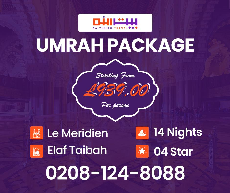 5 Star Umrah Packages for UK Citizens