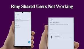 Ring Shared Users Not Working: Troubleshooting Guide
