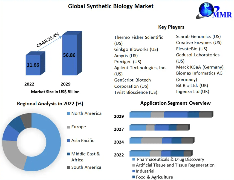 Synthetic Biology Market Analysis, Size, Share, Growth, Trends and Forecast 2029